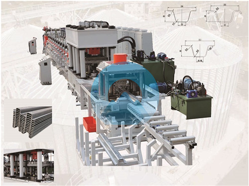 silo leg roll forming line